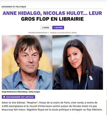 Anne Hidalgo et Nicolas Hulot