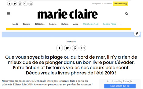 Classement des livres à lire en été
