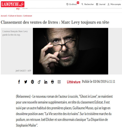 Classement vente 03 06 2019